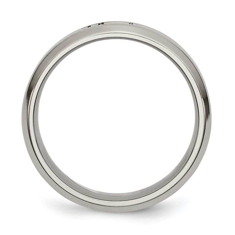 Kazi Luxury Chisel Titanium Brushed Center Cross … - image 2